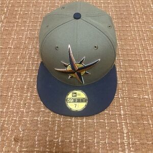 9fifty Olive and Navy Star Cap